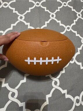 Novelty Football Storage Box - Brown
